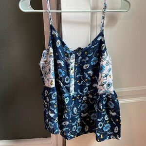 Topshop floral tank top